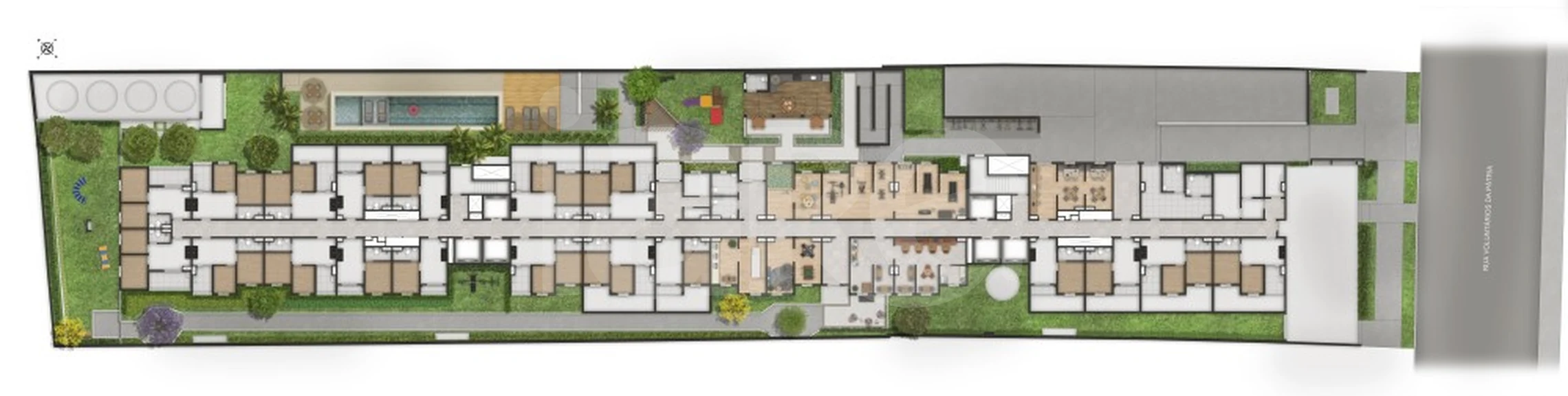 Planta — Pavimento lazer