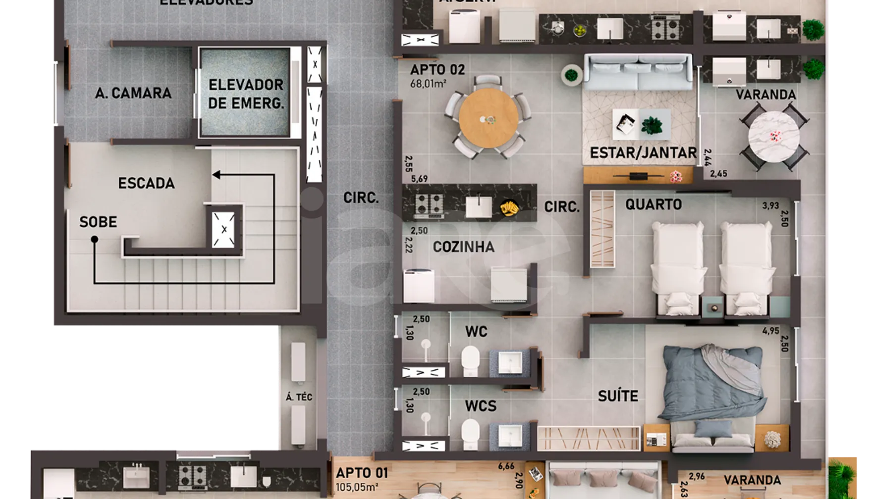 Planta — Pavimento 2