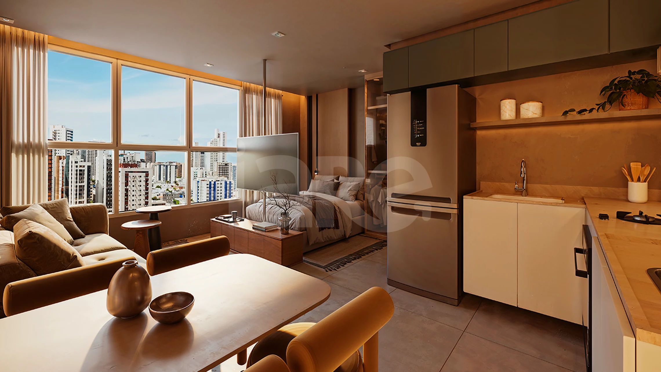 Domus Condado - Studio com 28 m², em Parnamirim — foto 3