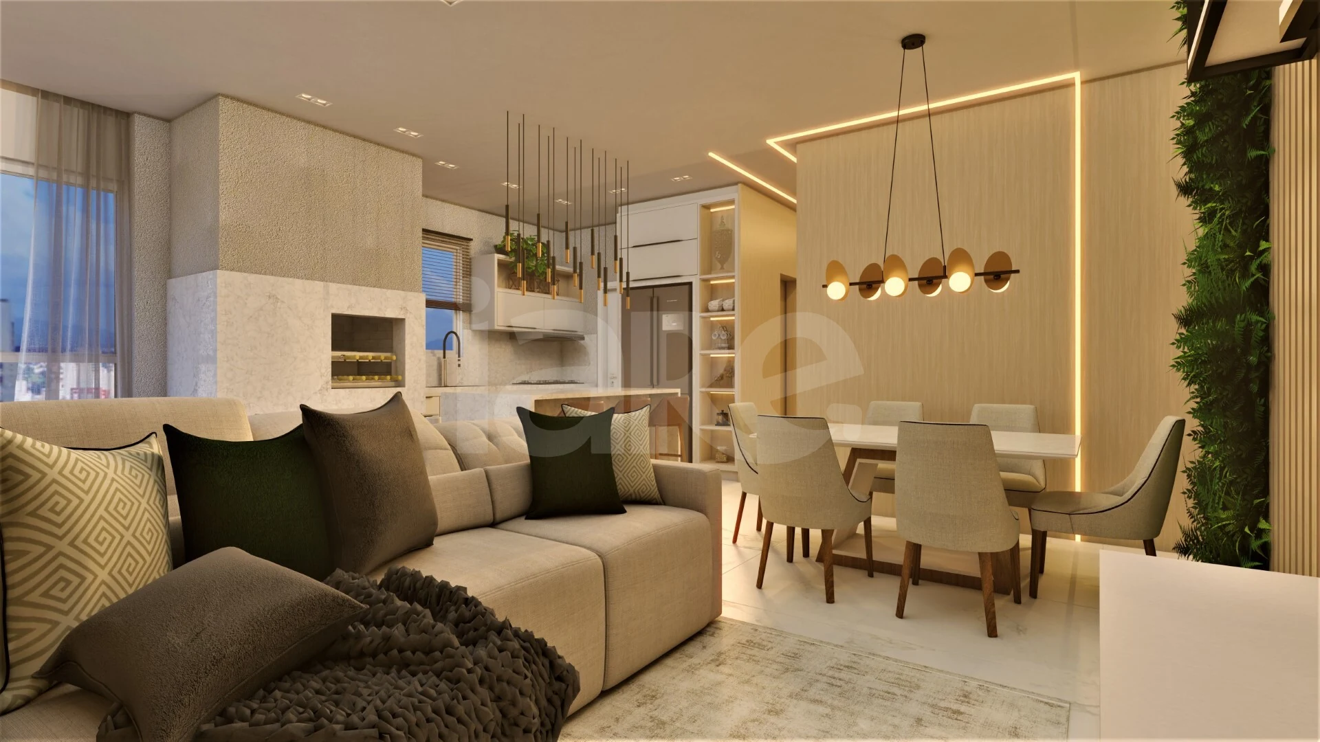 Grand Sublime - Apartamento com 103,65 m², em Perequê — foto 3