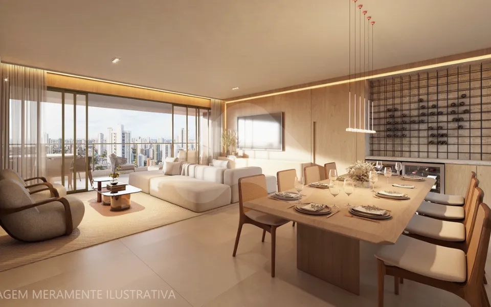 Jardins Júlia Cavalcanti - Apartamento com 163,75 m², em Rosarinho — foto 26