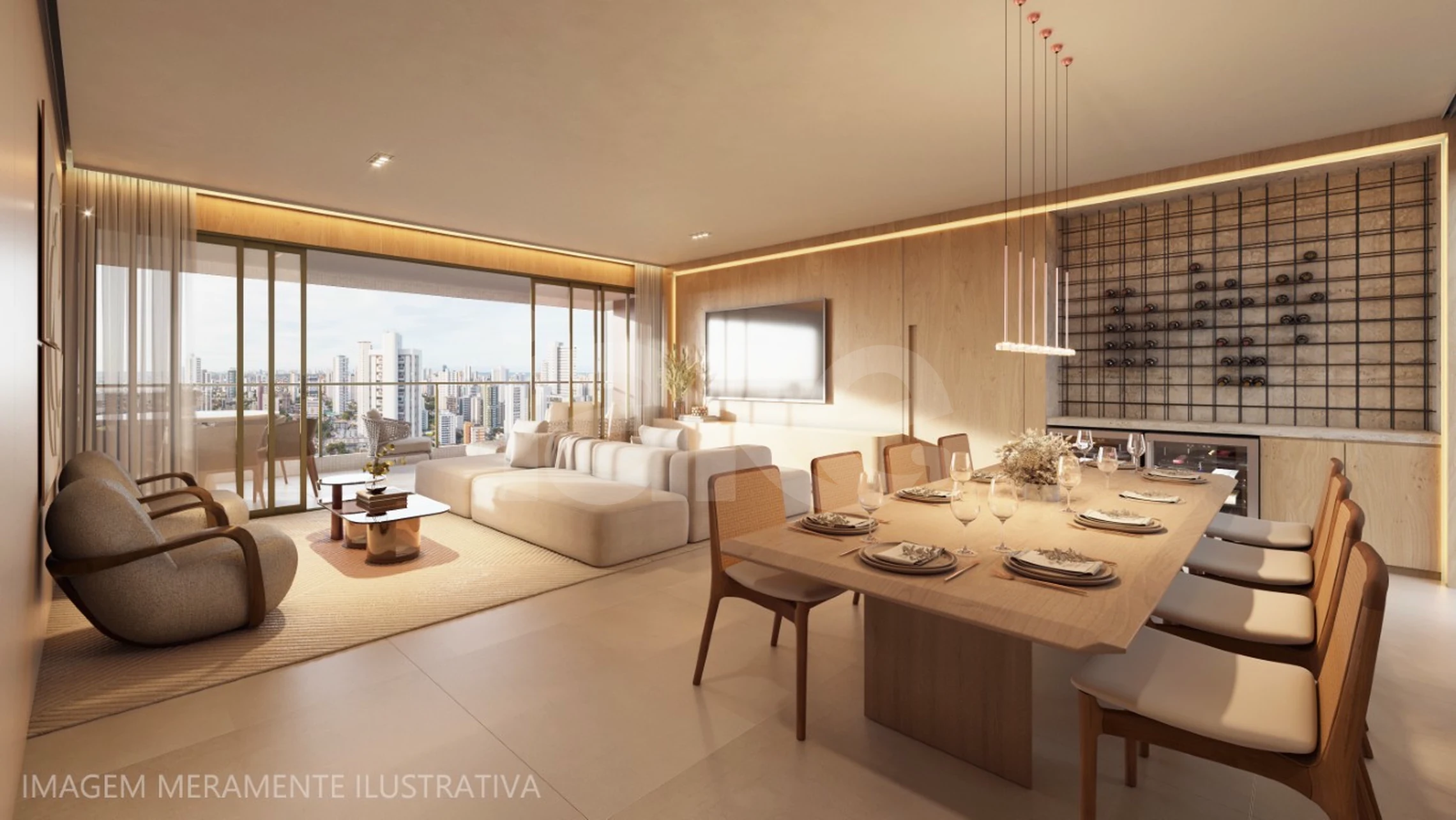 Jardins Júlia Cavalcanti - Apartamento com 163,75 m², em Rosarinho — foto 2
