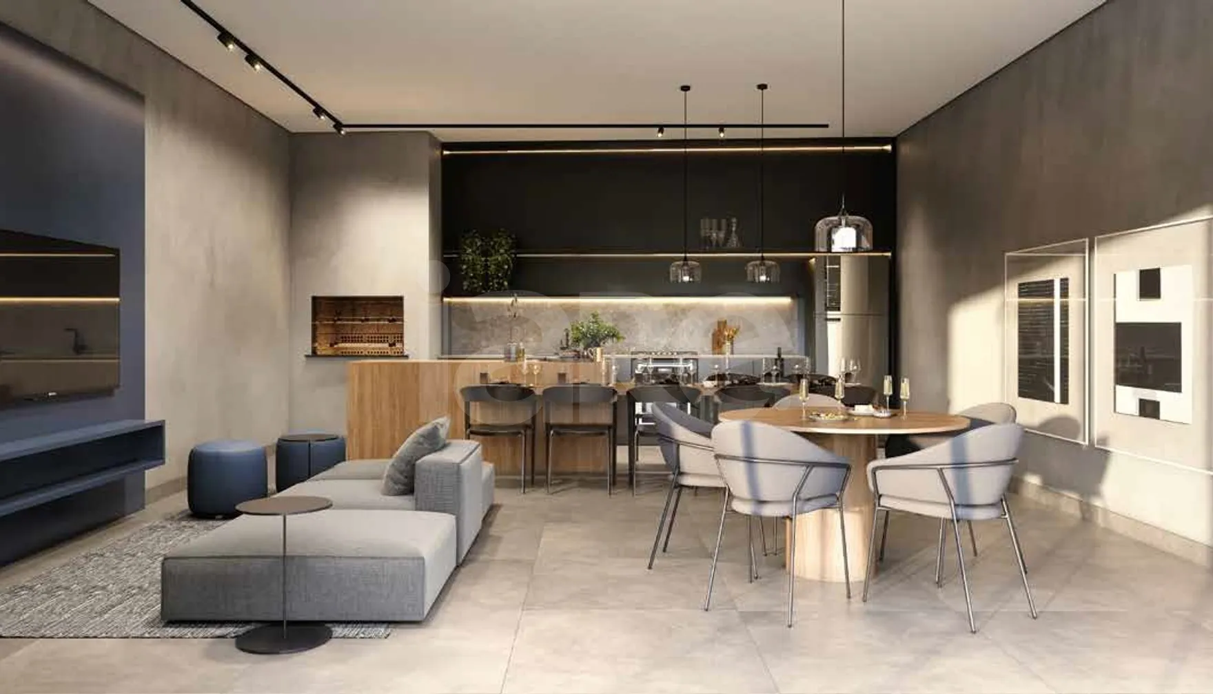 Uno Solare - Studio com 30,66 m², em Portão — foto 12