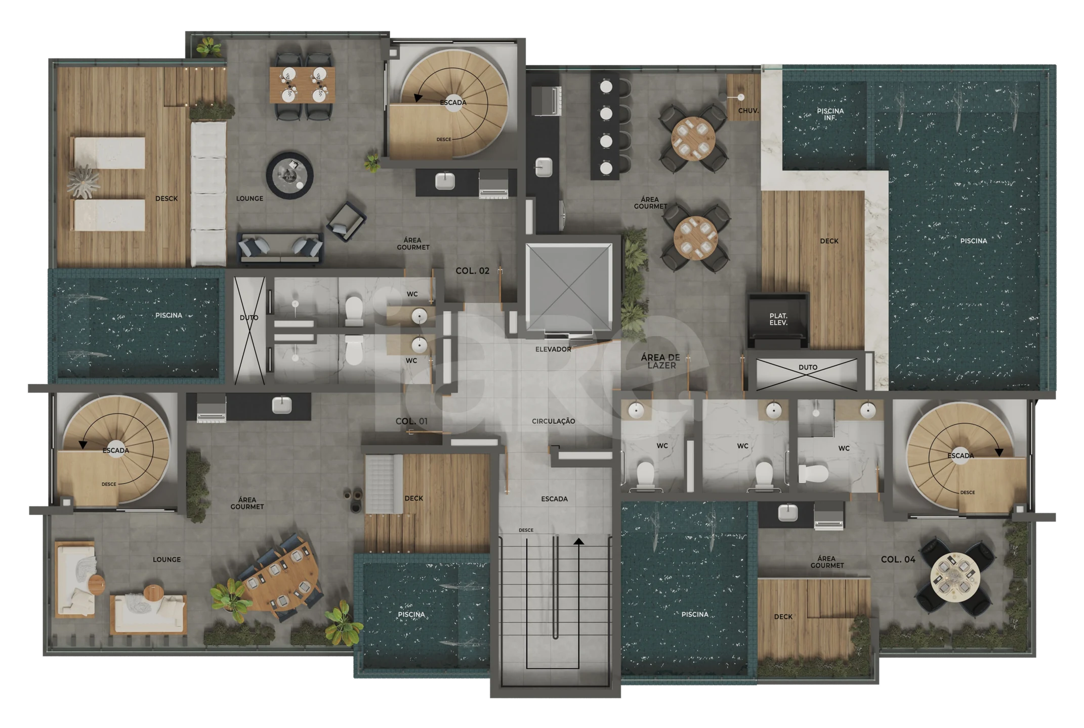 Planta — Pavimento 8