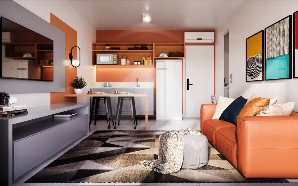 Compass Coliving - Studio com 21,81 m², em Centro — foto 10