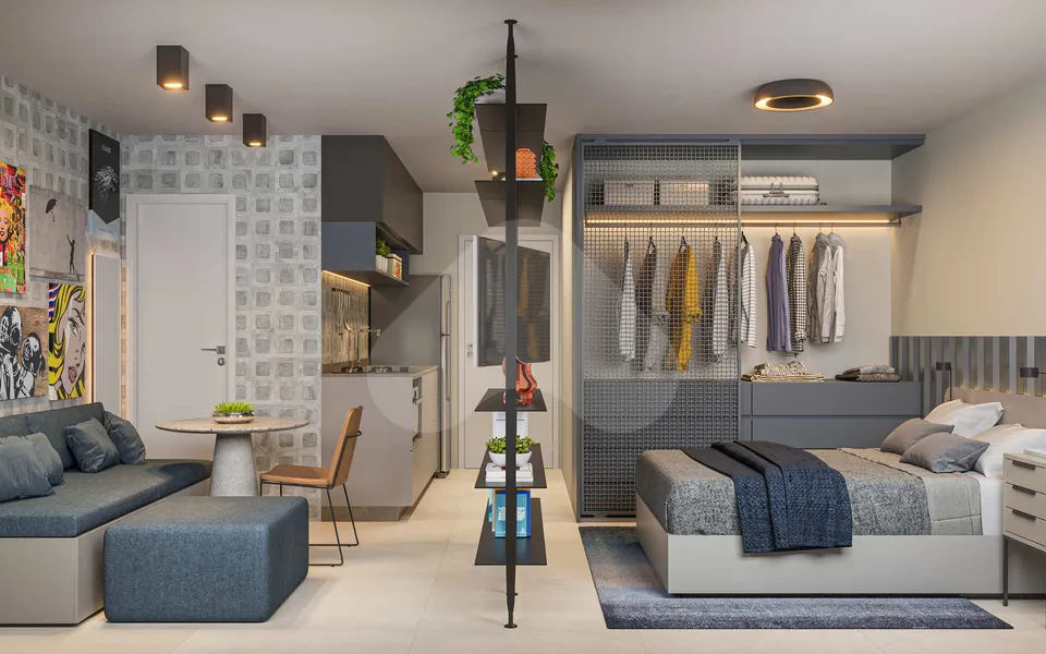 Brás 120 - Studio com 17,39 m², em Brás — foto 4