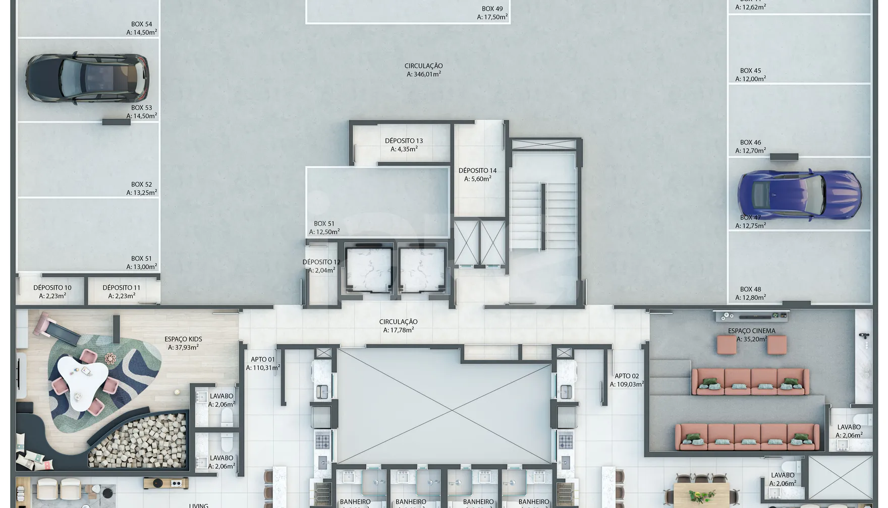 Planta — Pavimento 3
