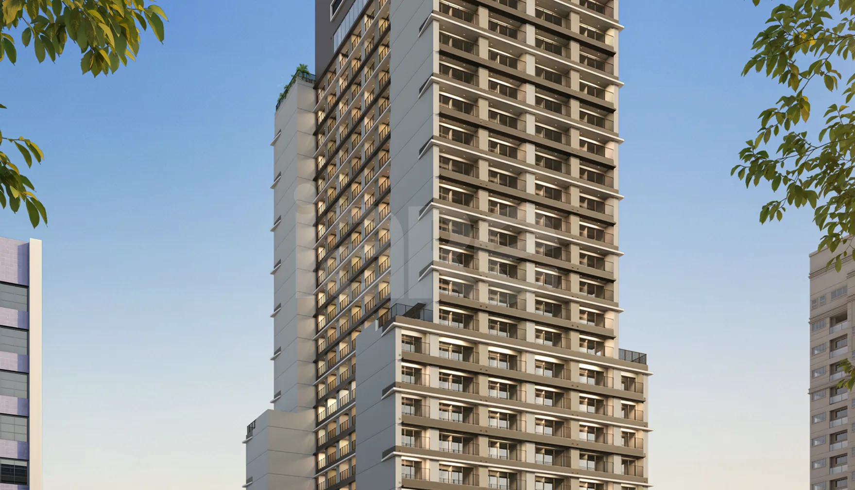 Helbor Collage Bela Vista - Garden com 43,39 m², em Bela Vista — foto 1