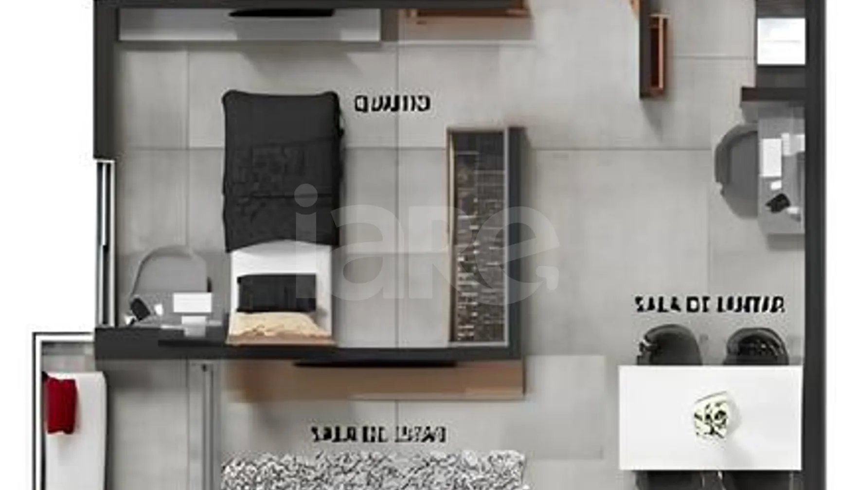 Planta — Apartamento 60,53 m²