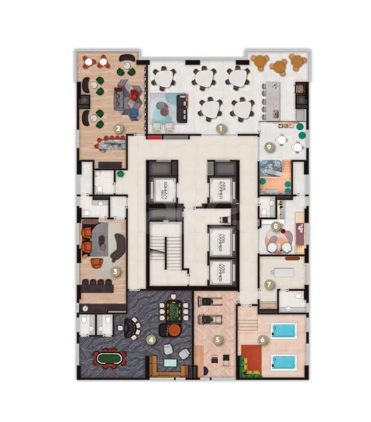Planta — Pavimento 37
