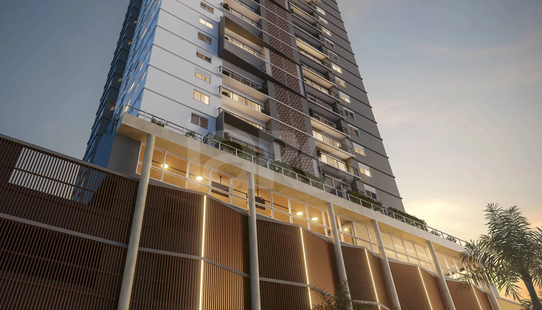Wide Praça do Sol - Apartamento com 128,69 m², em Setor Oeste — foto 2