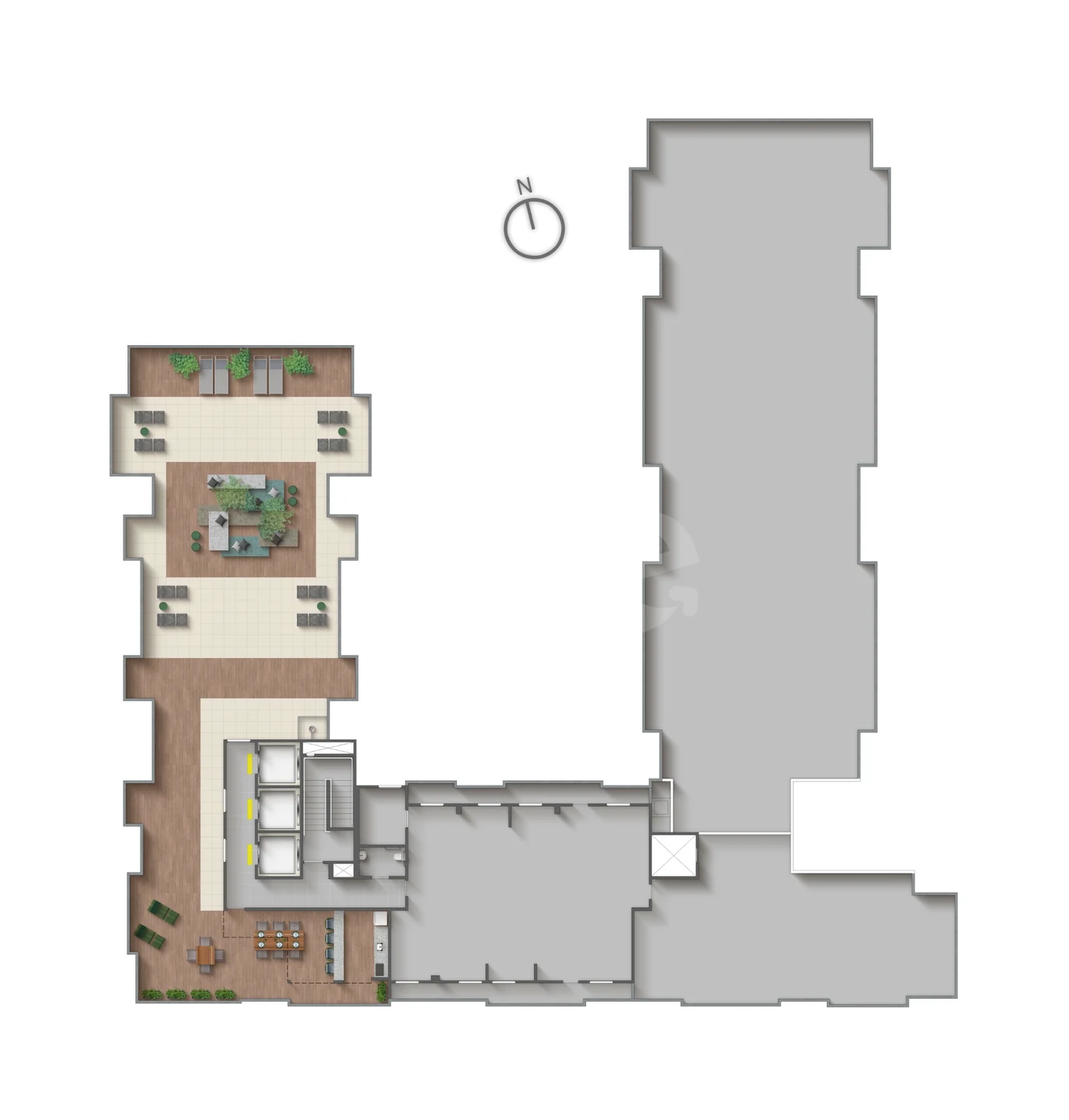 Planta — Pavimento rooftop