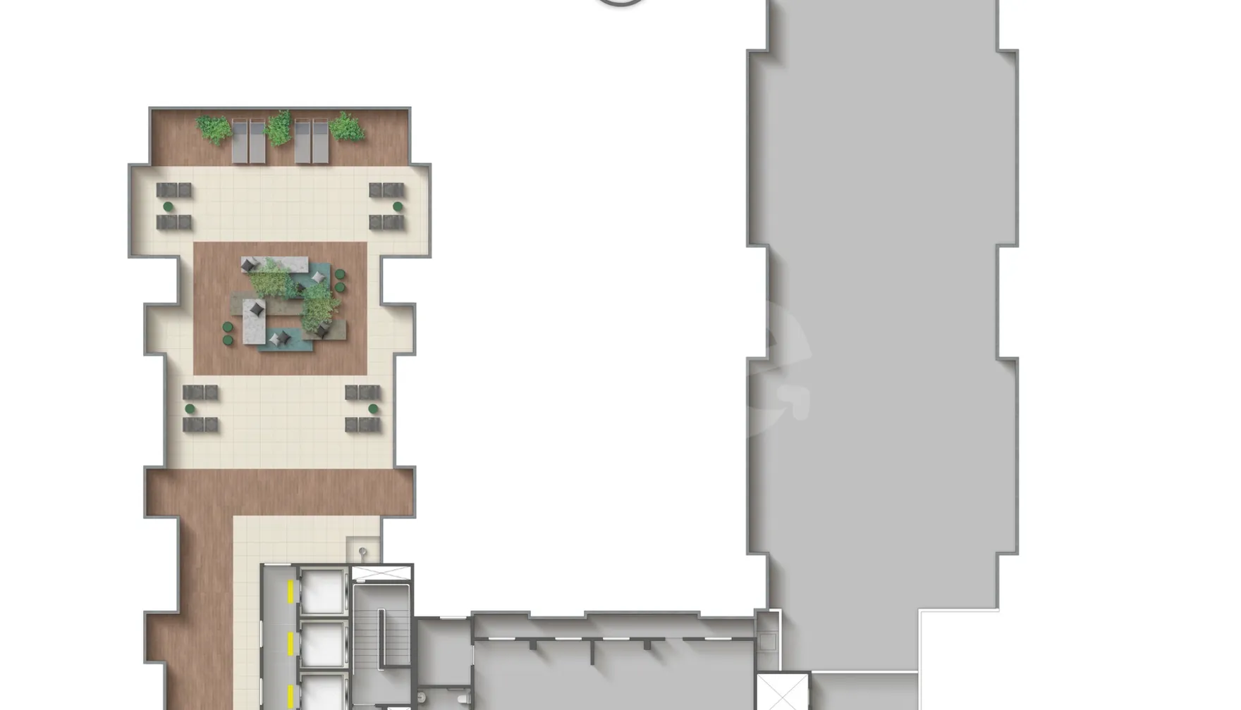 Planta — Pavimento rooftop