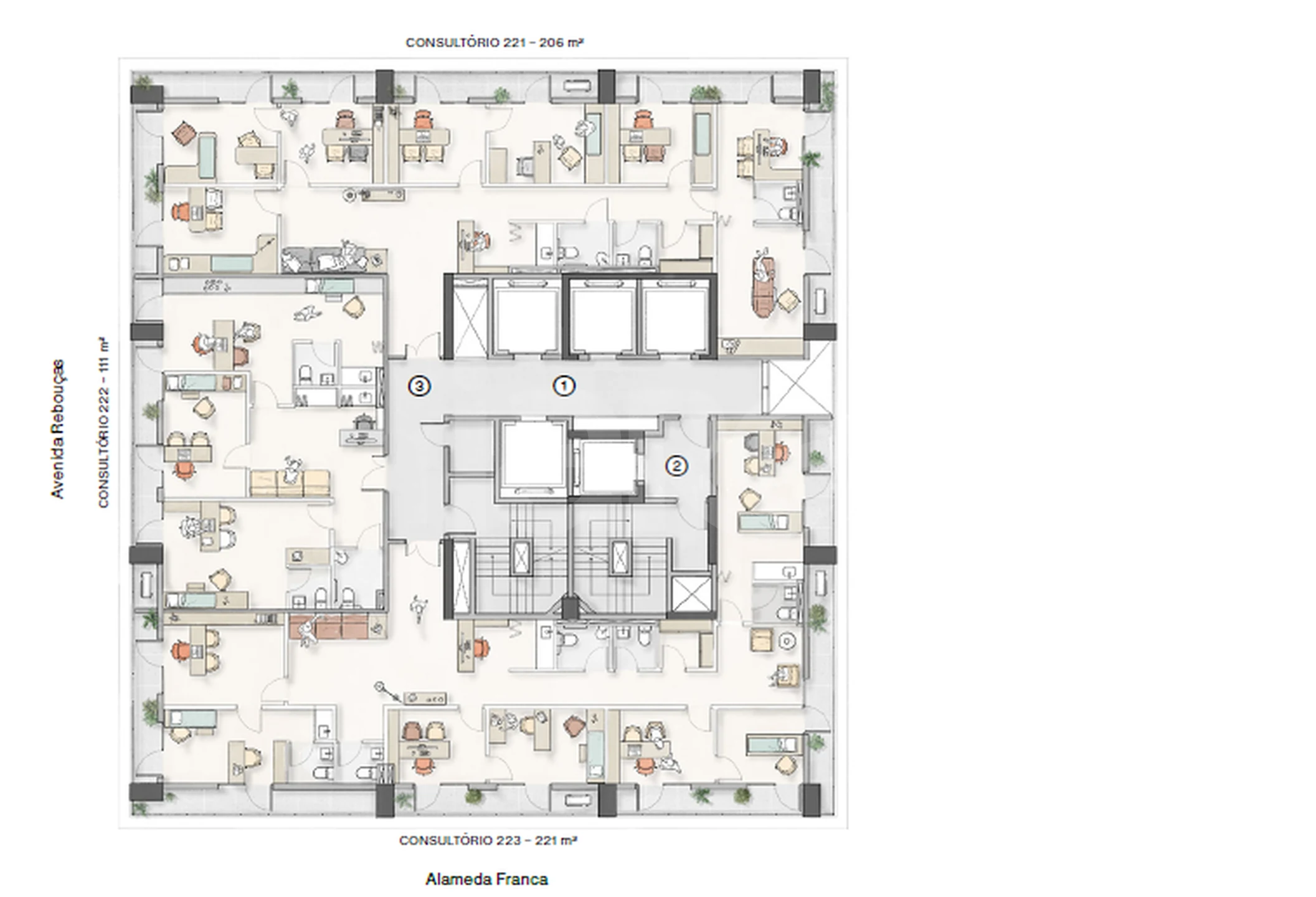 Planta — Pavimento 22