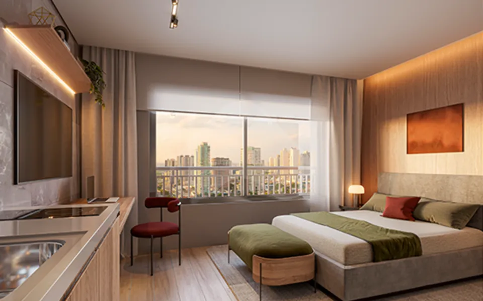 Grand Club Home Spaces Alto da Boa Vista - Studio com 26 m², em Alto da Boa Vista — foto 6