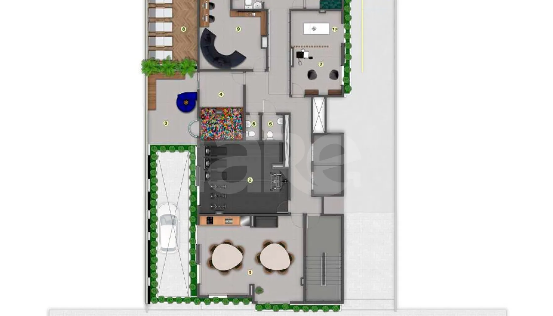 Planta — Pavimento lazer
