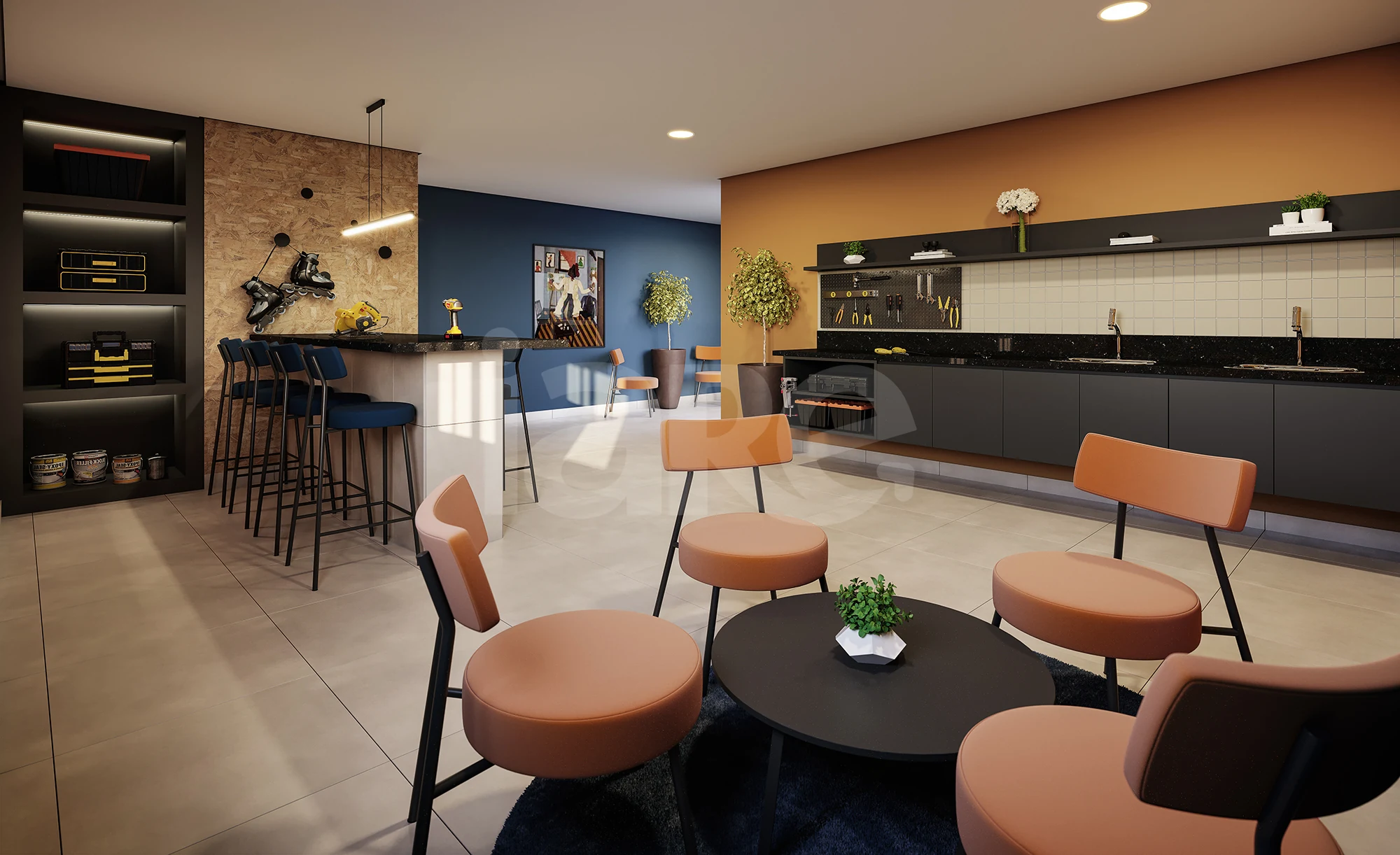 Heitor dos Prazeres Pierrot - Apartamento com 53,12 m², em Santo Cristo — foto 46