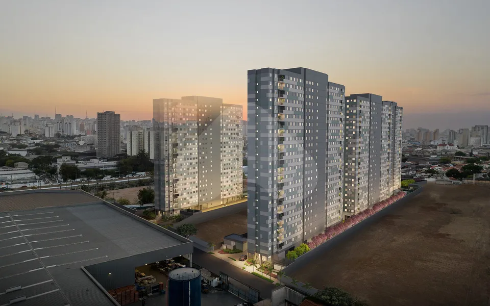 Cidade Mooca Duomo - Apartamento com 34,17 m², em Mooca — foto 2
