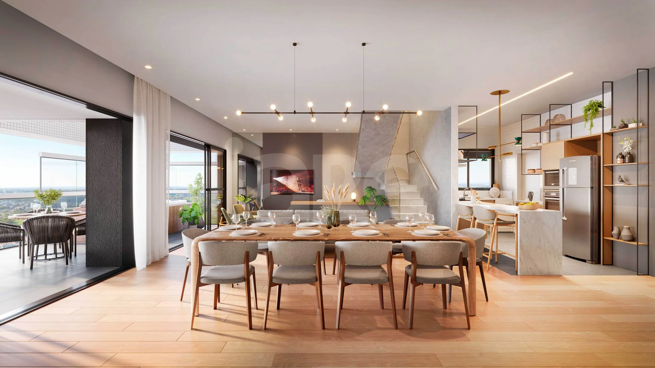 Croma - Apartamento com 79,76 m², em Bigorrilho — foto 4
