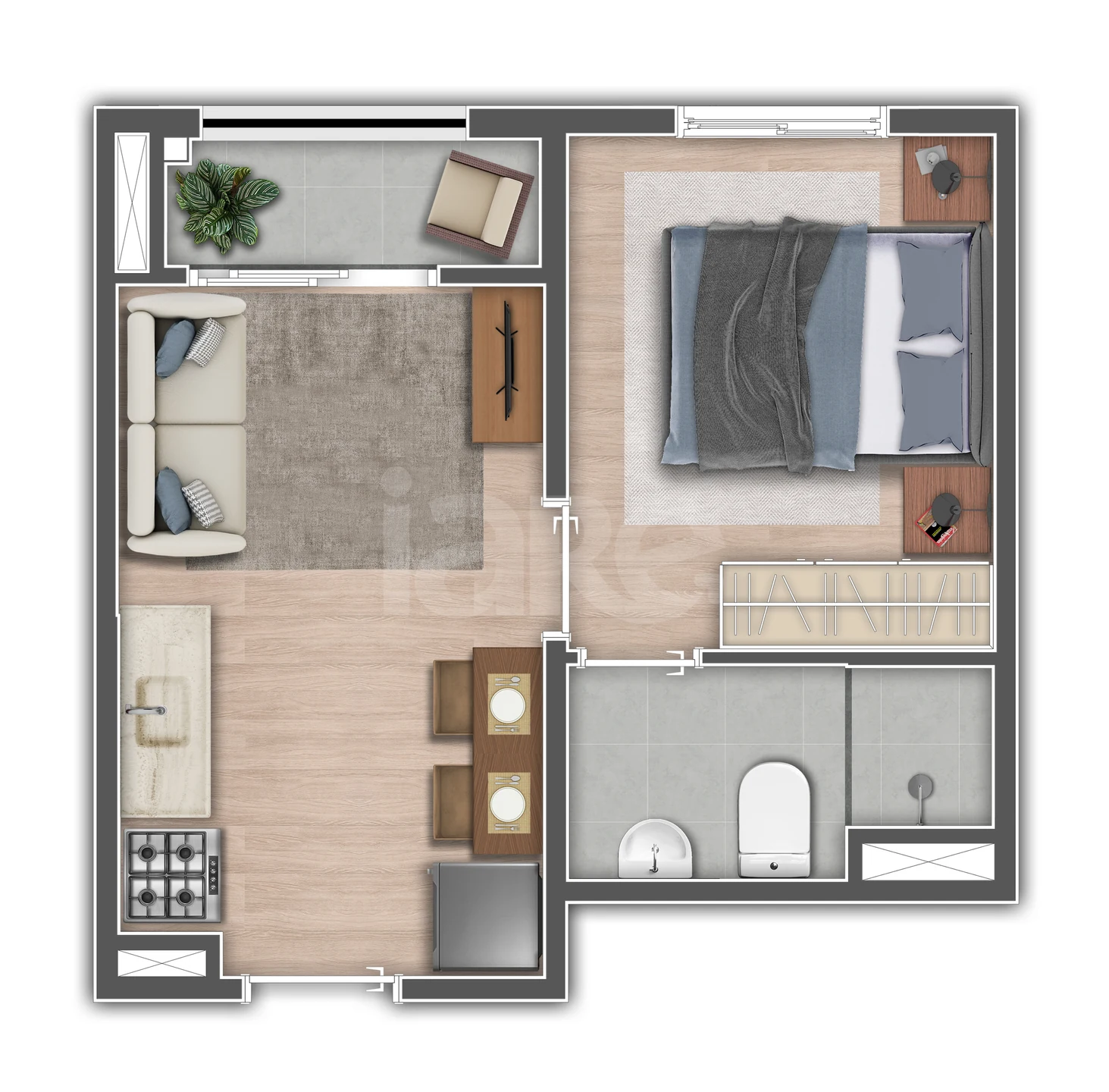 Planta — 1 DORM