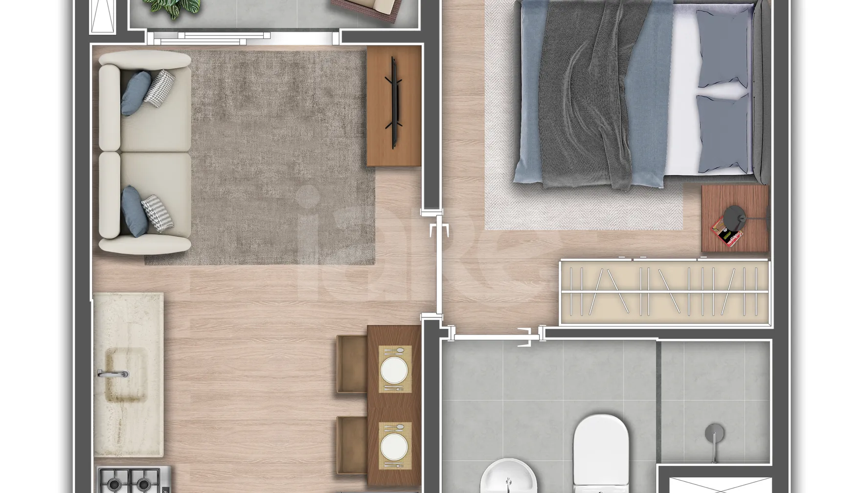 Planta — 1 DORM