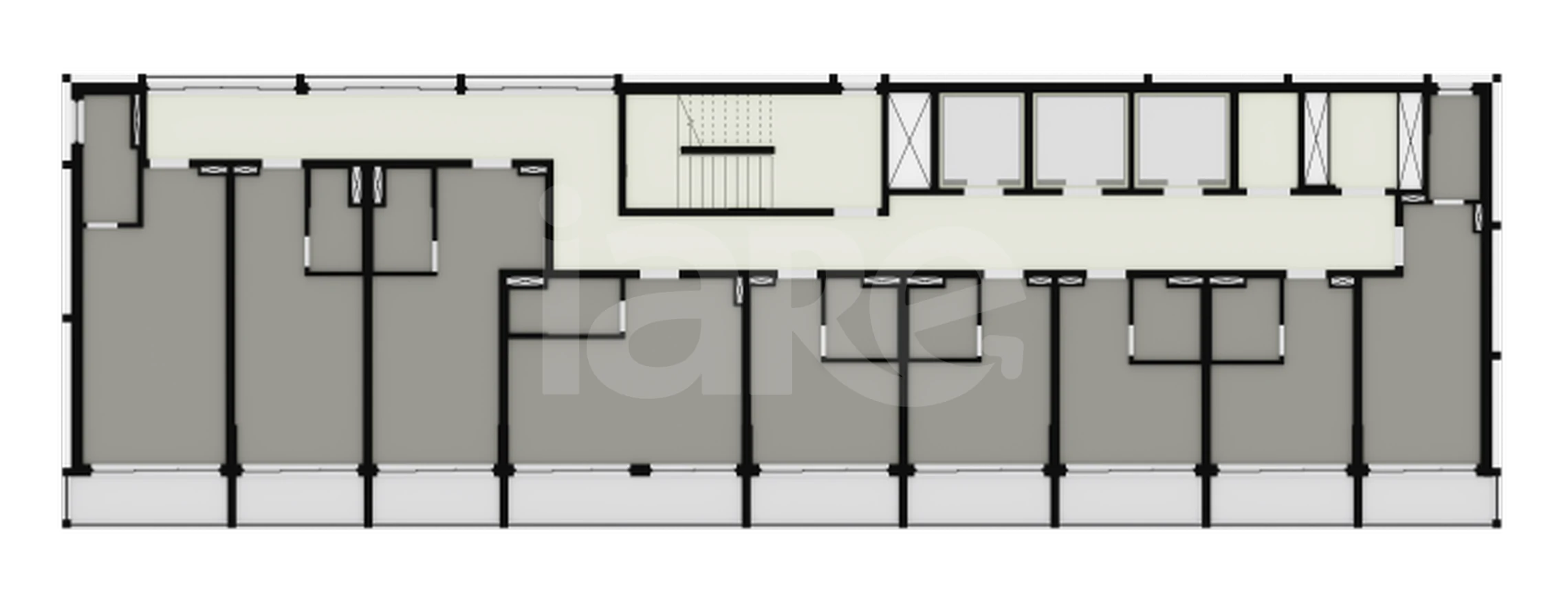 Planta — Pavimento 14 ao 18