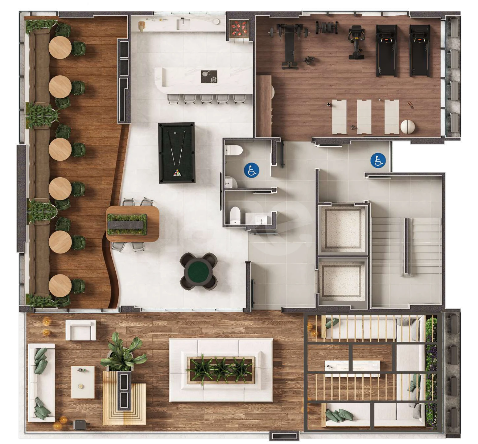 Planta — Pavimento rooftop