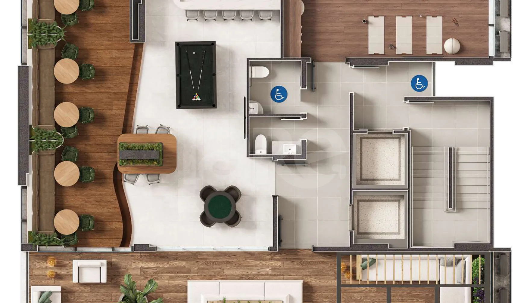 Planta — Pavimento rooftop