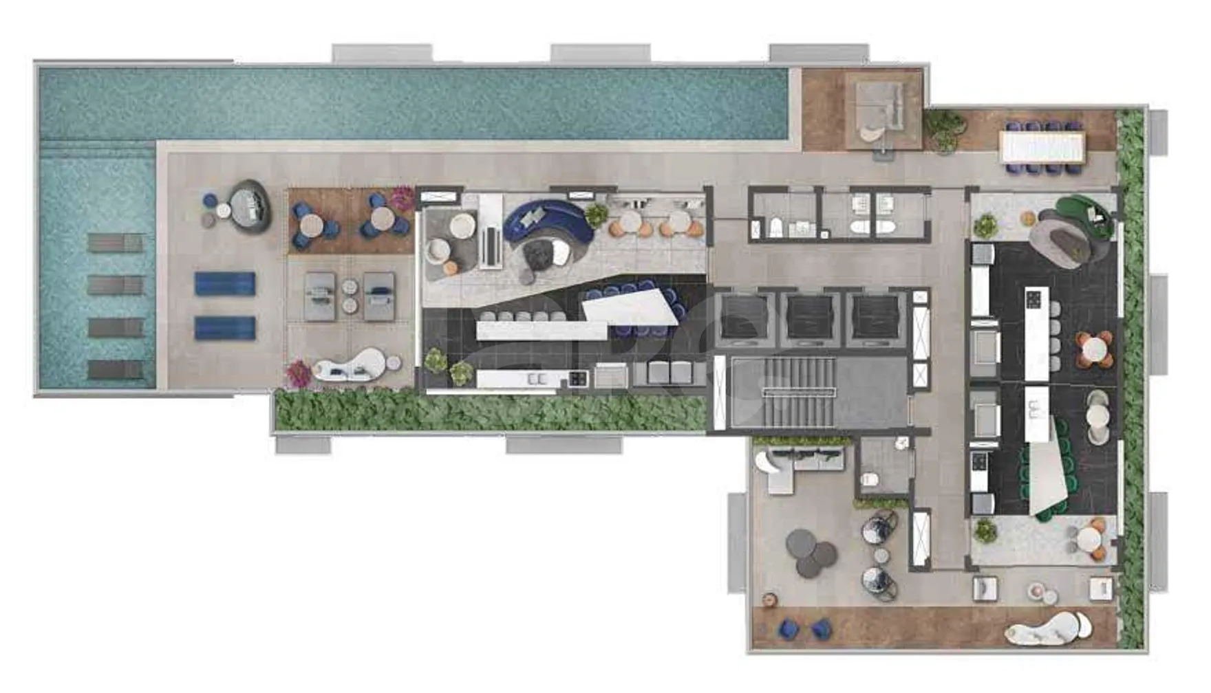 Planta — Pavimento rooftop