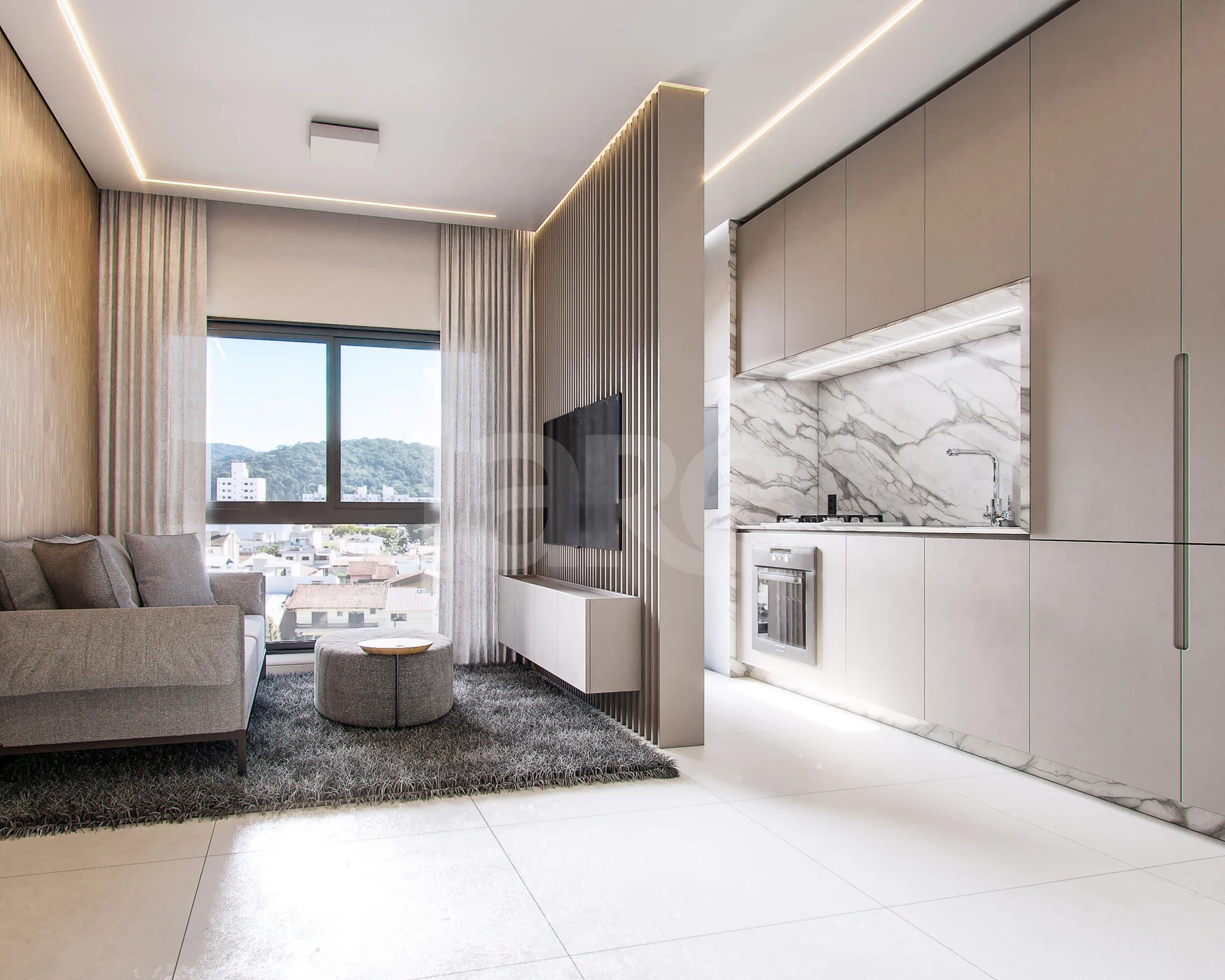NF Moov Home Club - Apartamento com 52 m², em Nações — foto 2