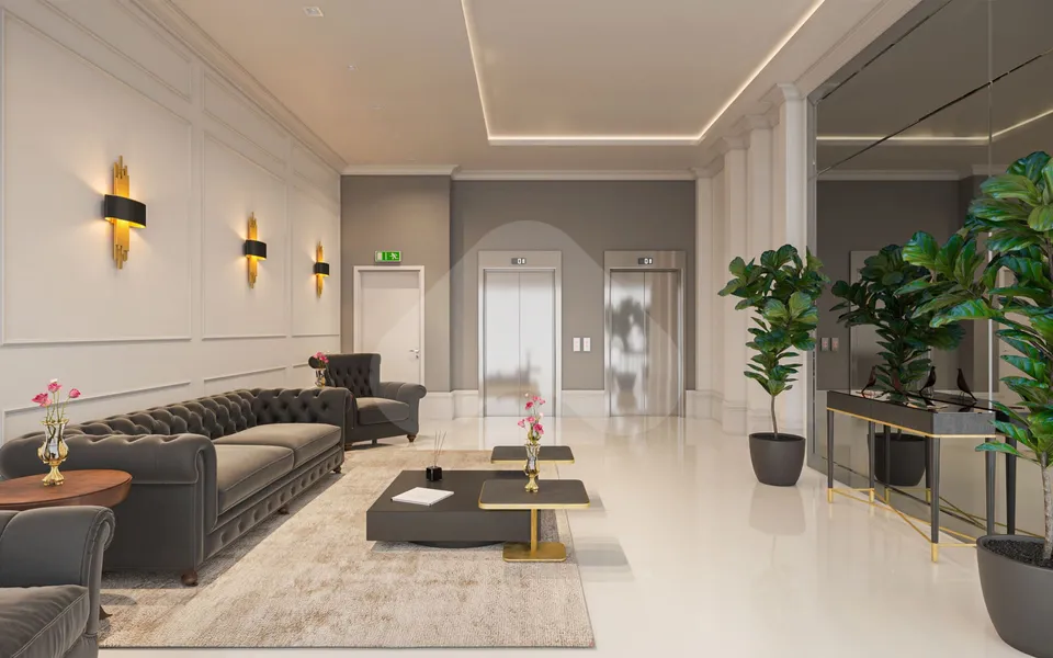 Torres de Málaga - Apartamento com 61,6 m², em Morretes — foto 3