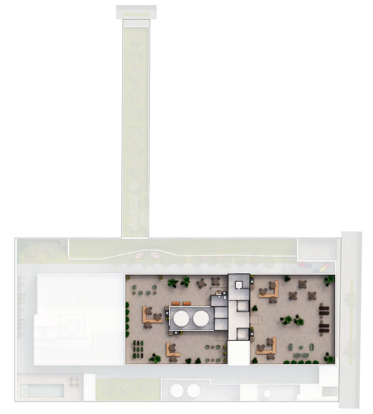 Planta — Pavimento lazer
