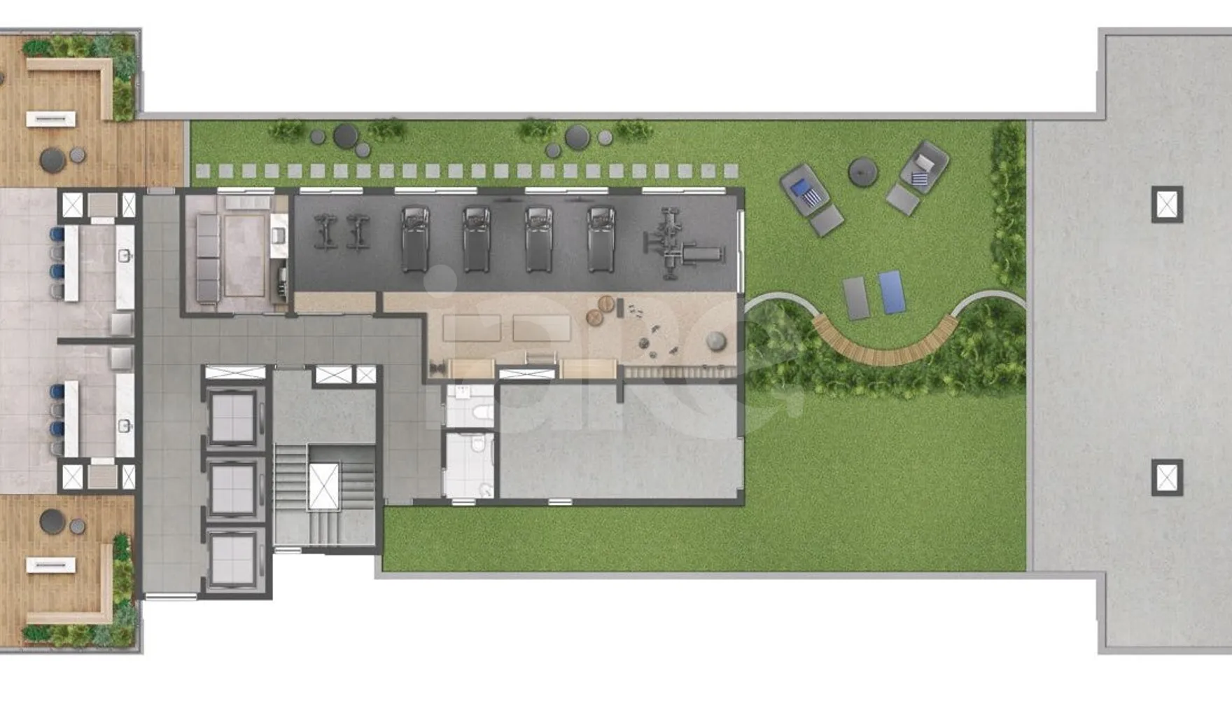 Planta — Pavimento rooftop