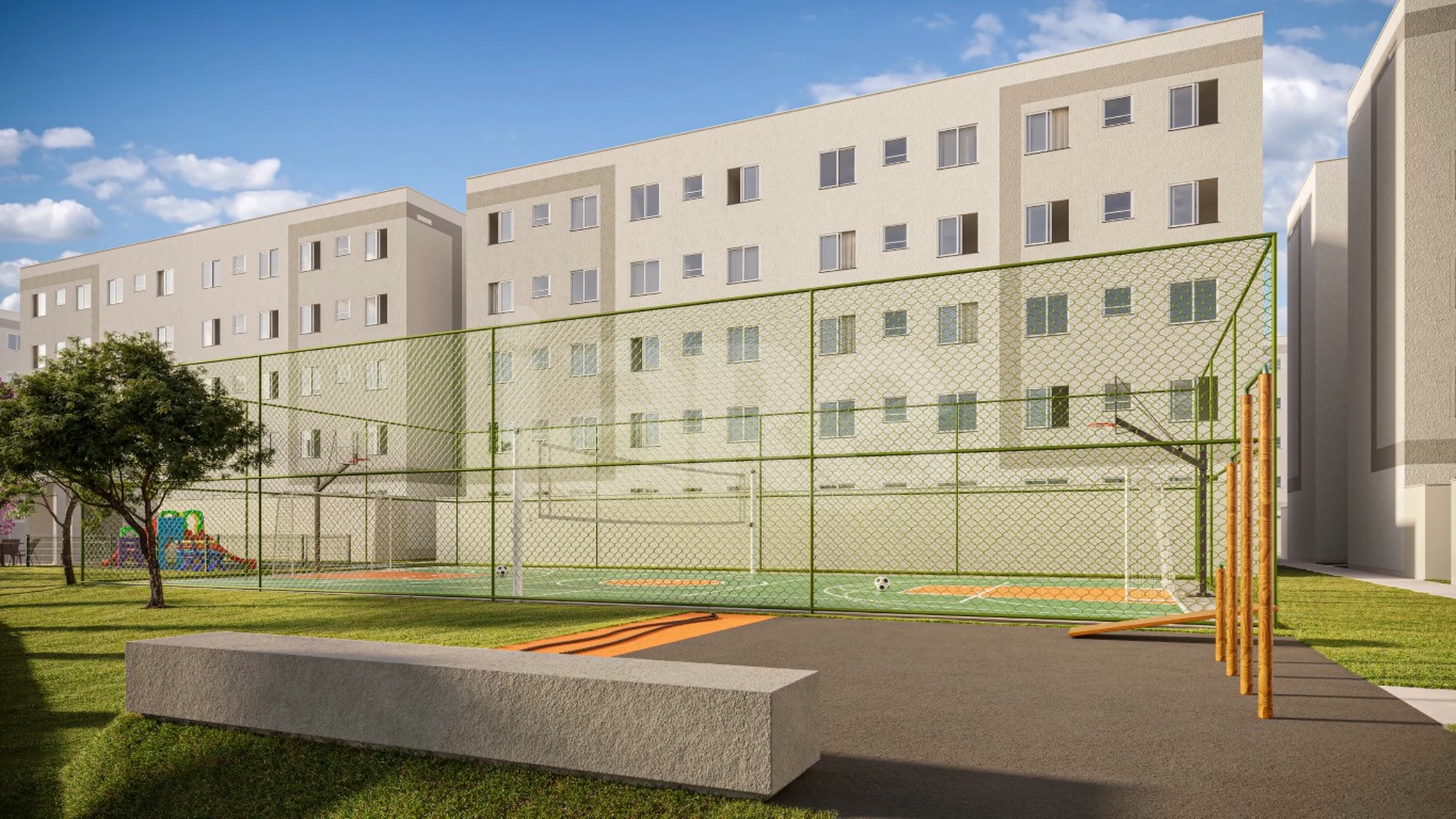 Sabiá - Garden com 58,42 m², em Jardim Santa Inês — foto 3