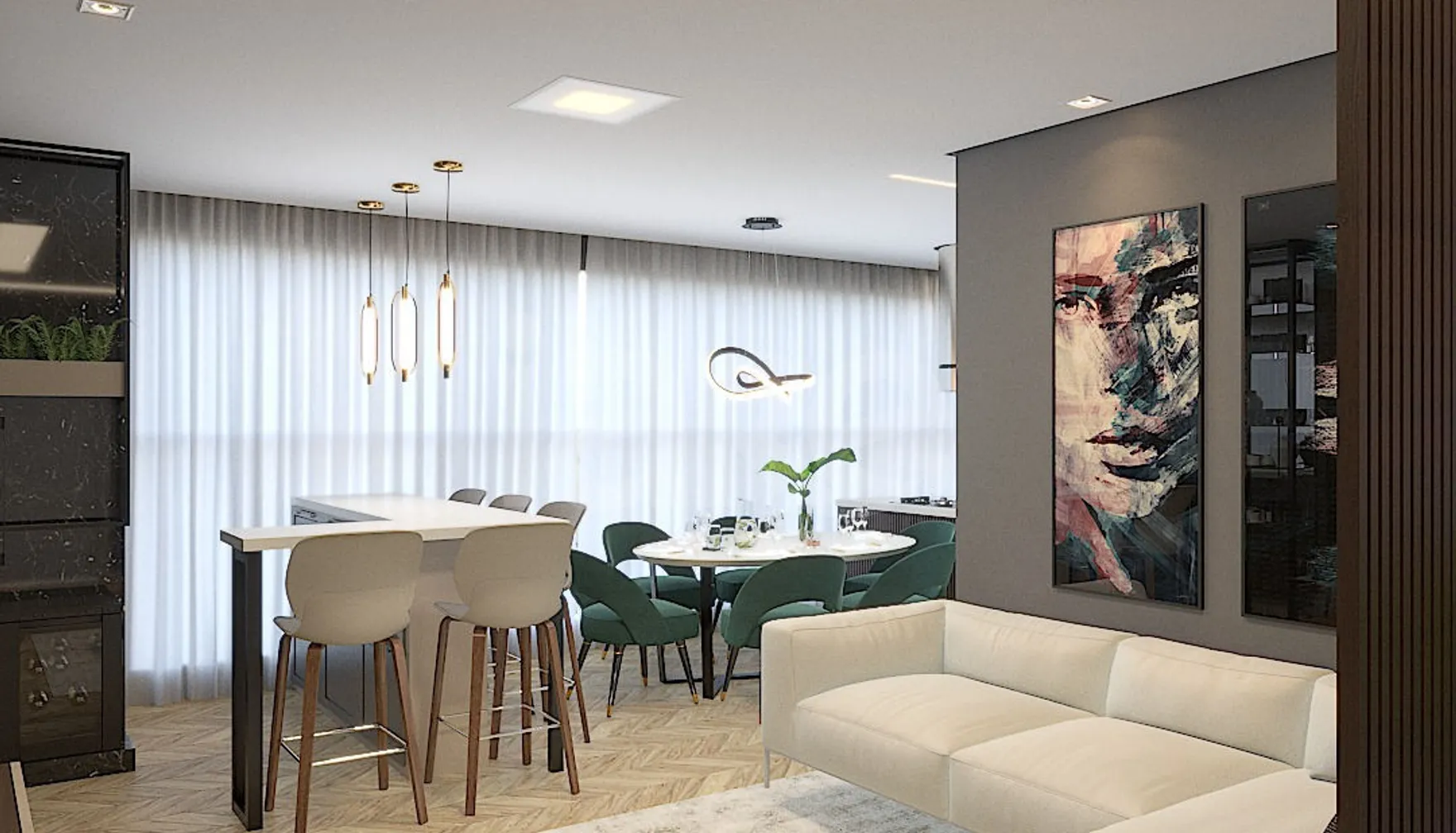 Harmony Of The Seas - Apartamento com 105 m², em Perequê — foto 2