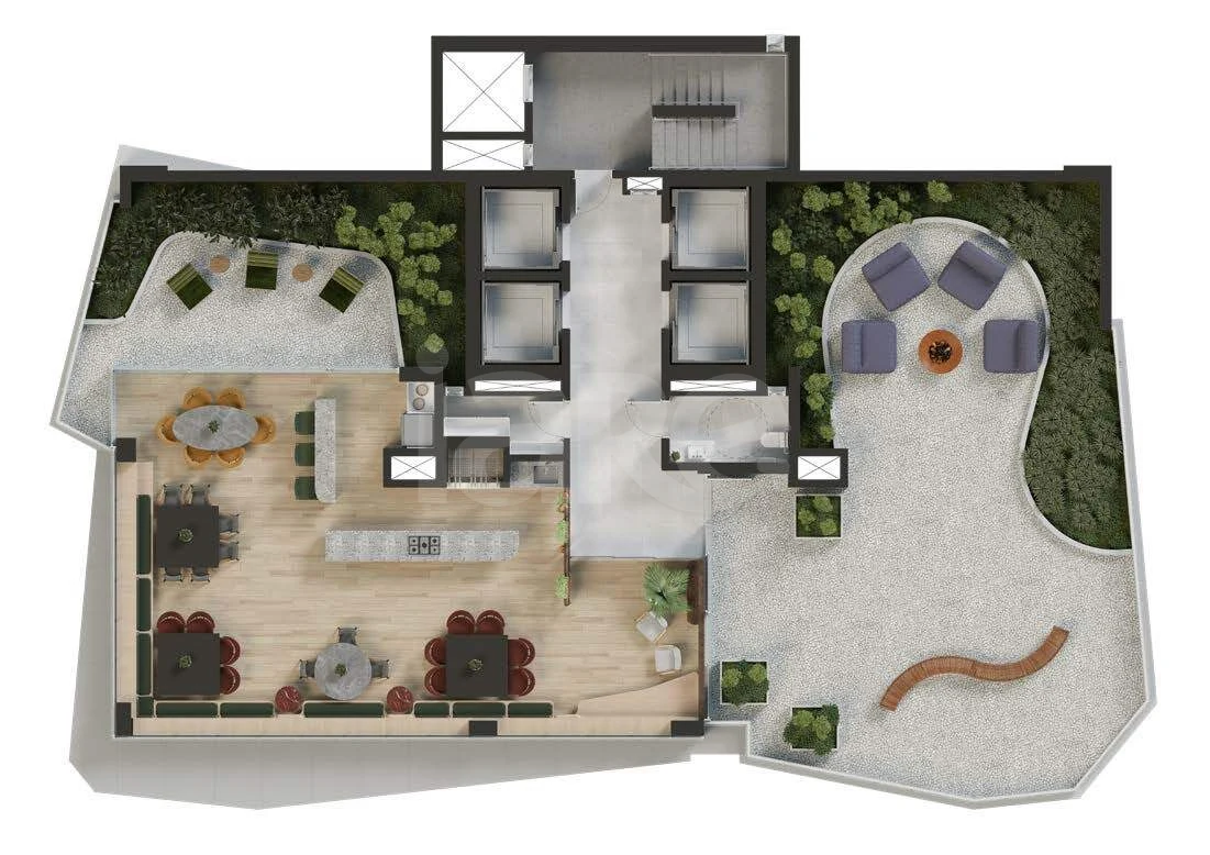 Planta — Pavimento rooftop