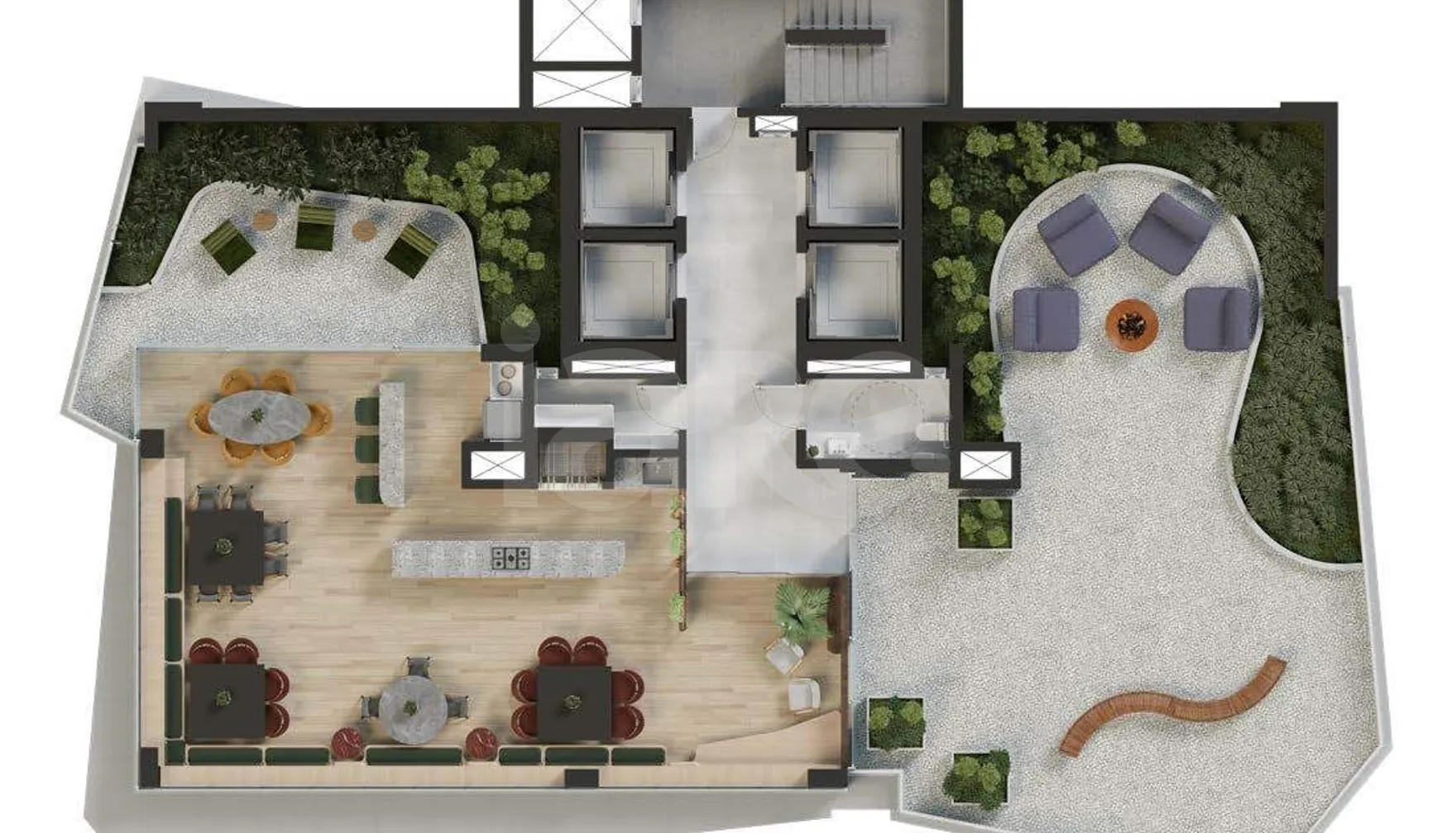 Planta — Pavimento rooftop