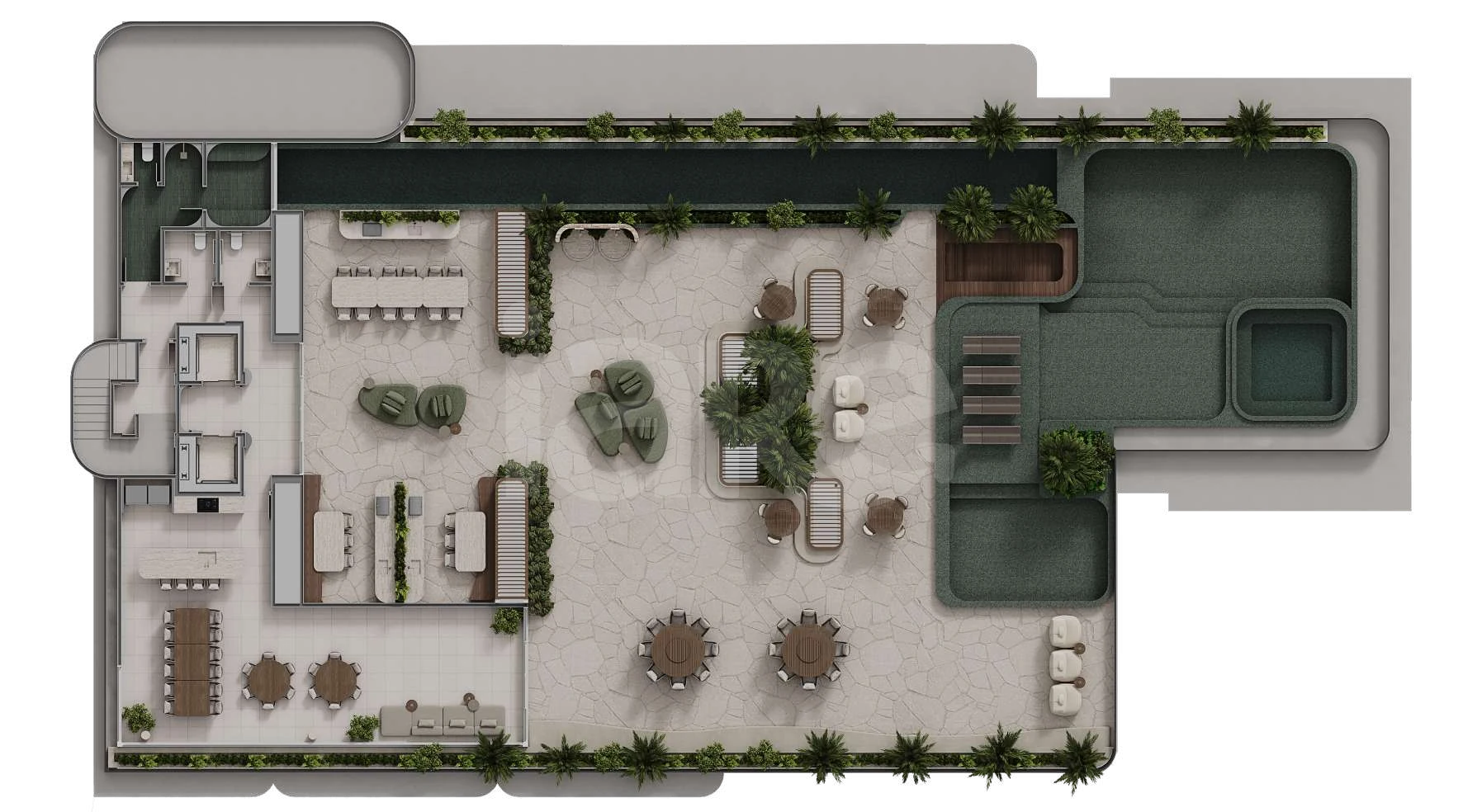 Planta — Pavimento rooftop