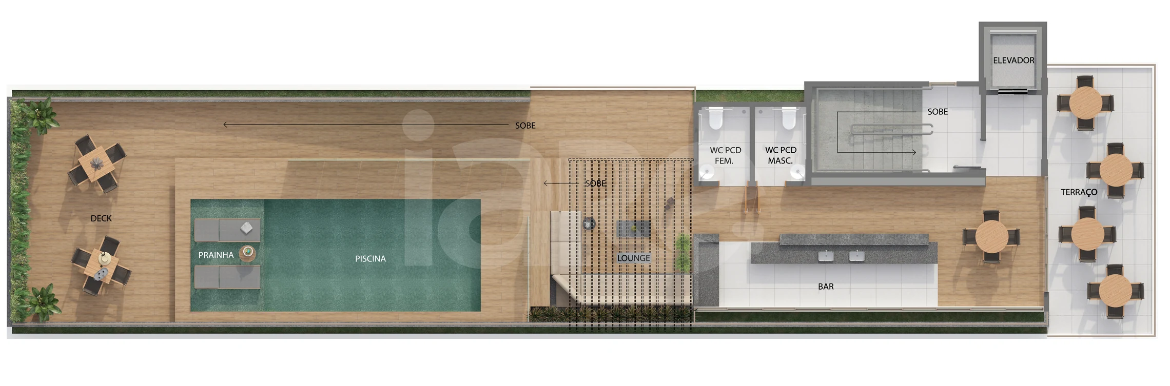 Planta — Pavimento rooftop