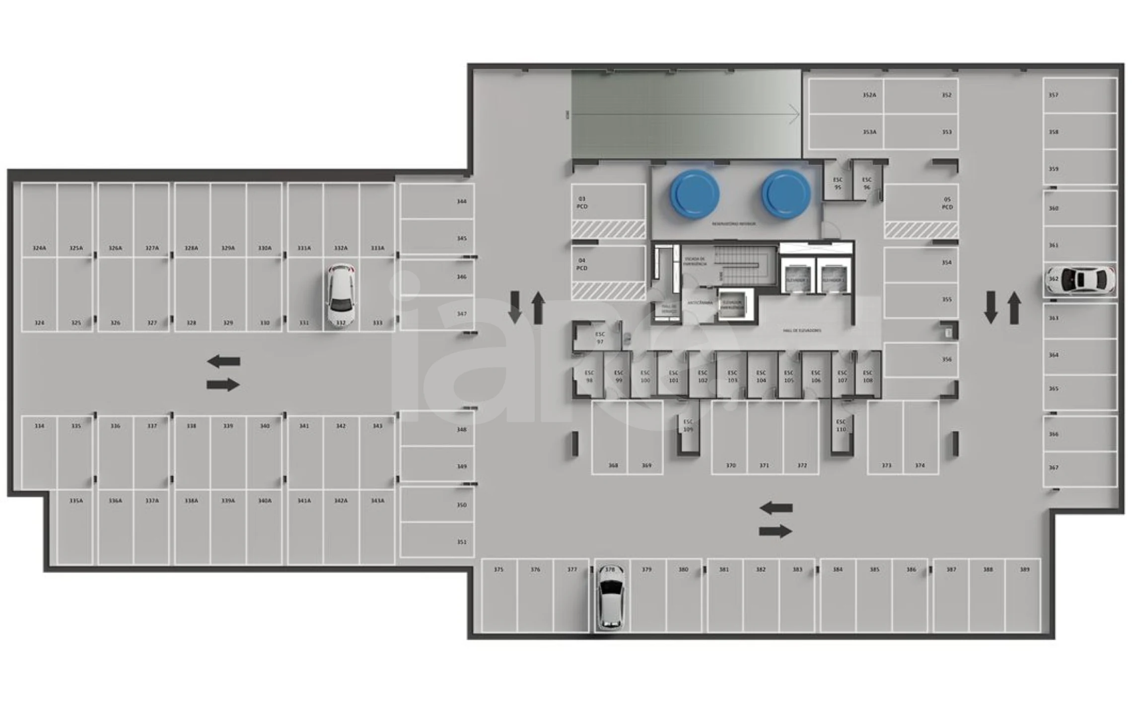 Planta — Pavimento subsolo 02