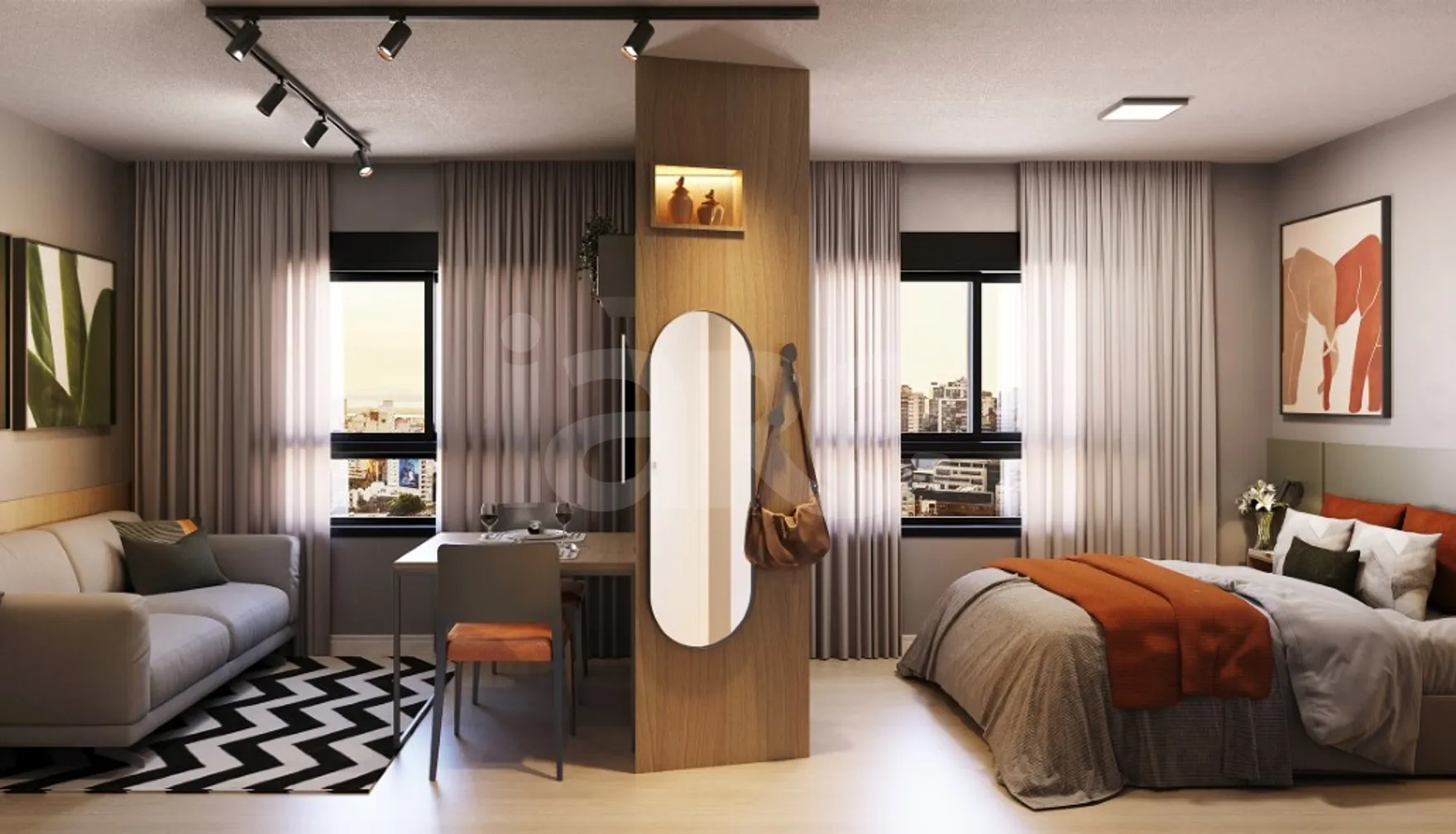 Mural Bom Fim - Studio com 32,76 m², em Bom Fim — foto 2