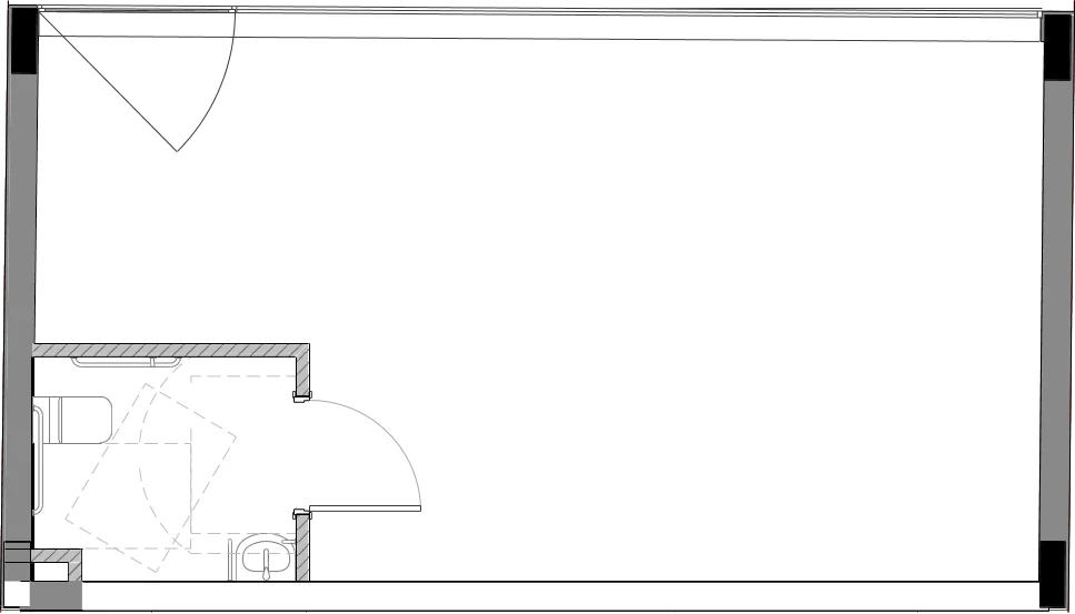 Planta — Loja 37,33 m²