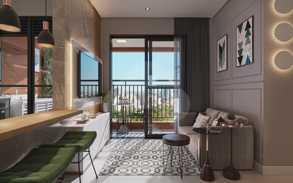 Vista Sul - Apartamento com 48,74 m², em Vila do Encontro — foto 2