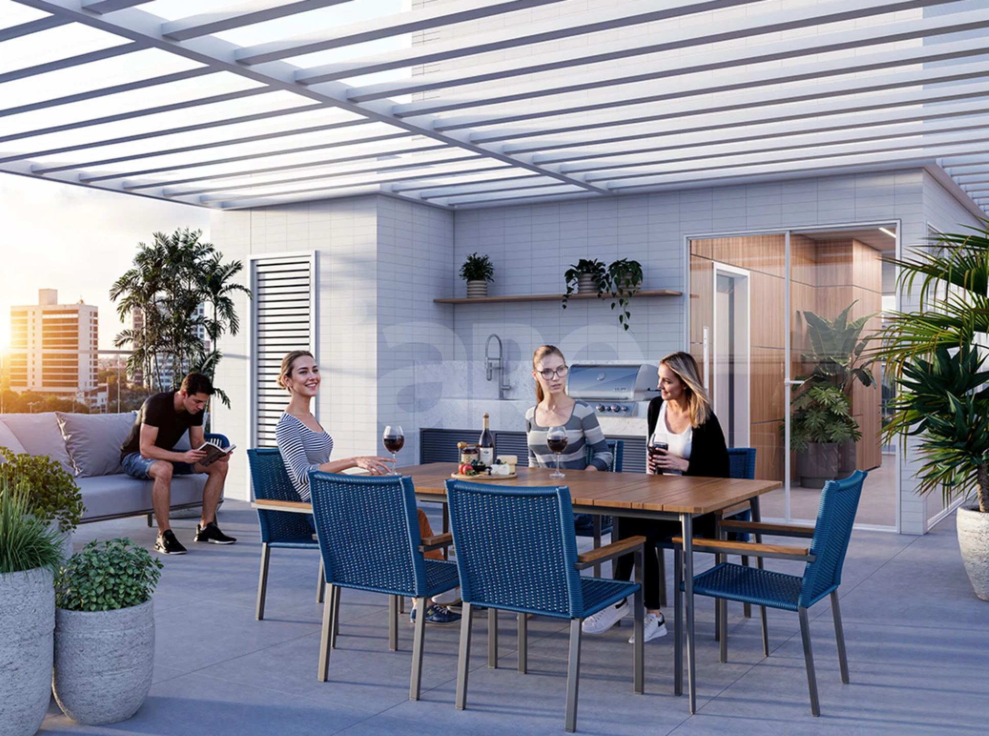 Chateau D’Belli - Apartamento com 45 m², em Cabo Branco — foto 17