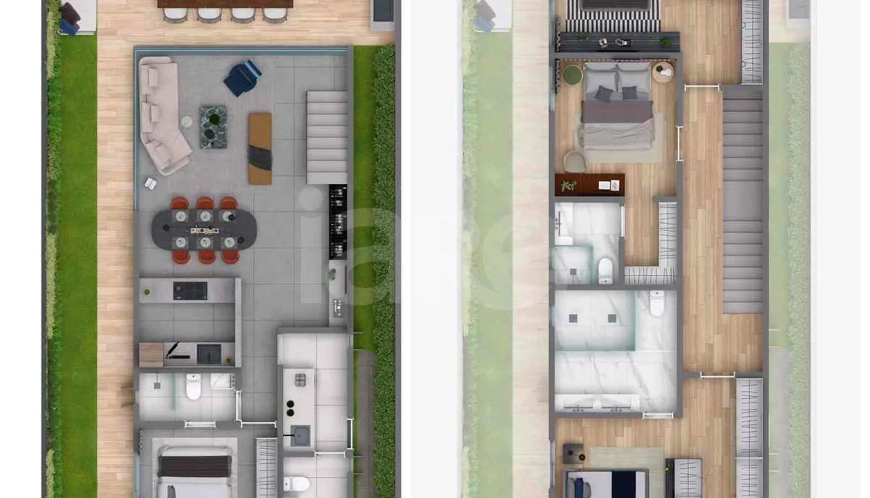 Planta — Casa em Condomínio 314,4 m²