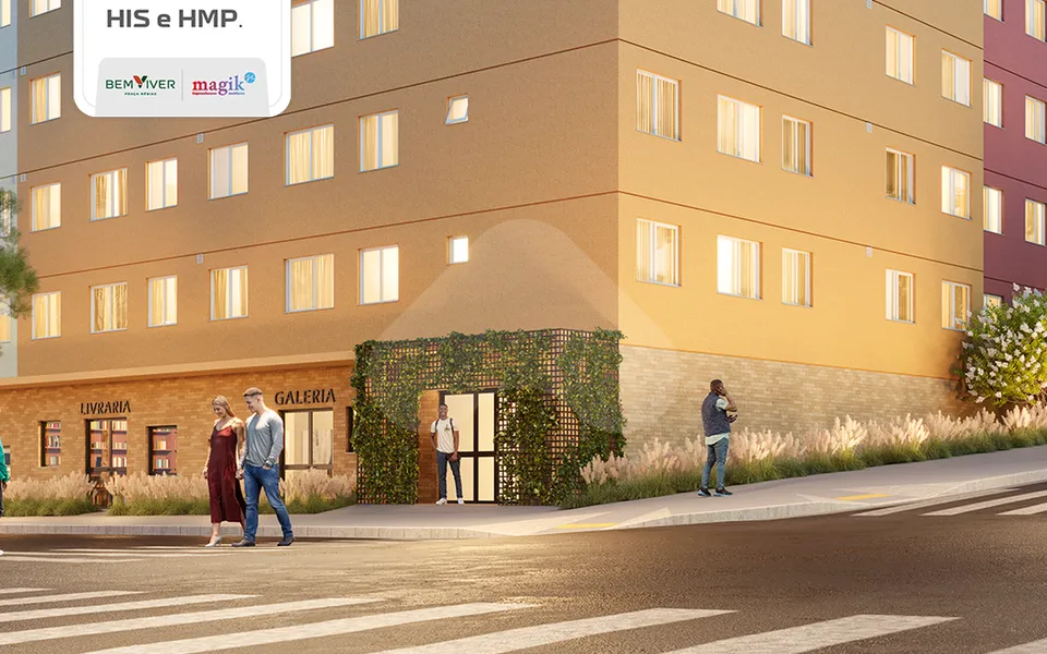 Bem Viver Praça Nébias - Apartamento com 28,19 m², em Campos Elíseos — foto 2