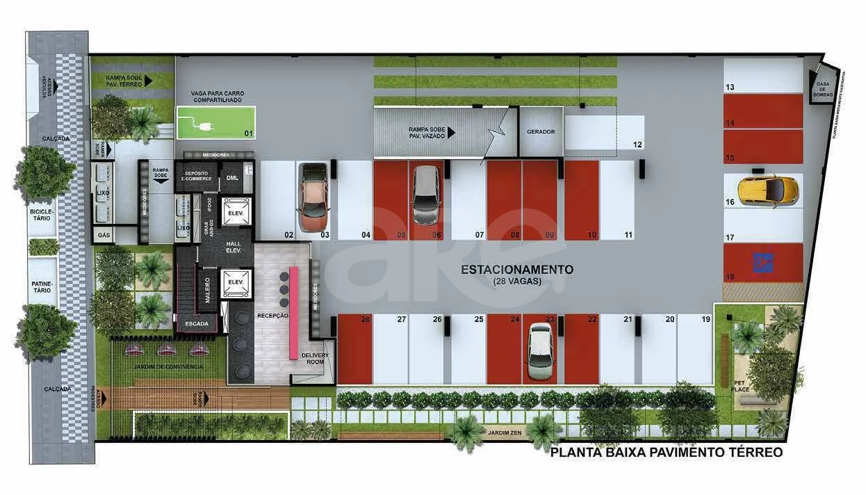 Planta — Pavimento térreo