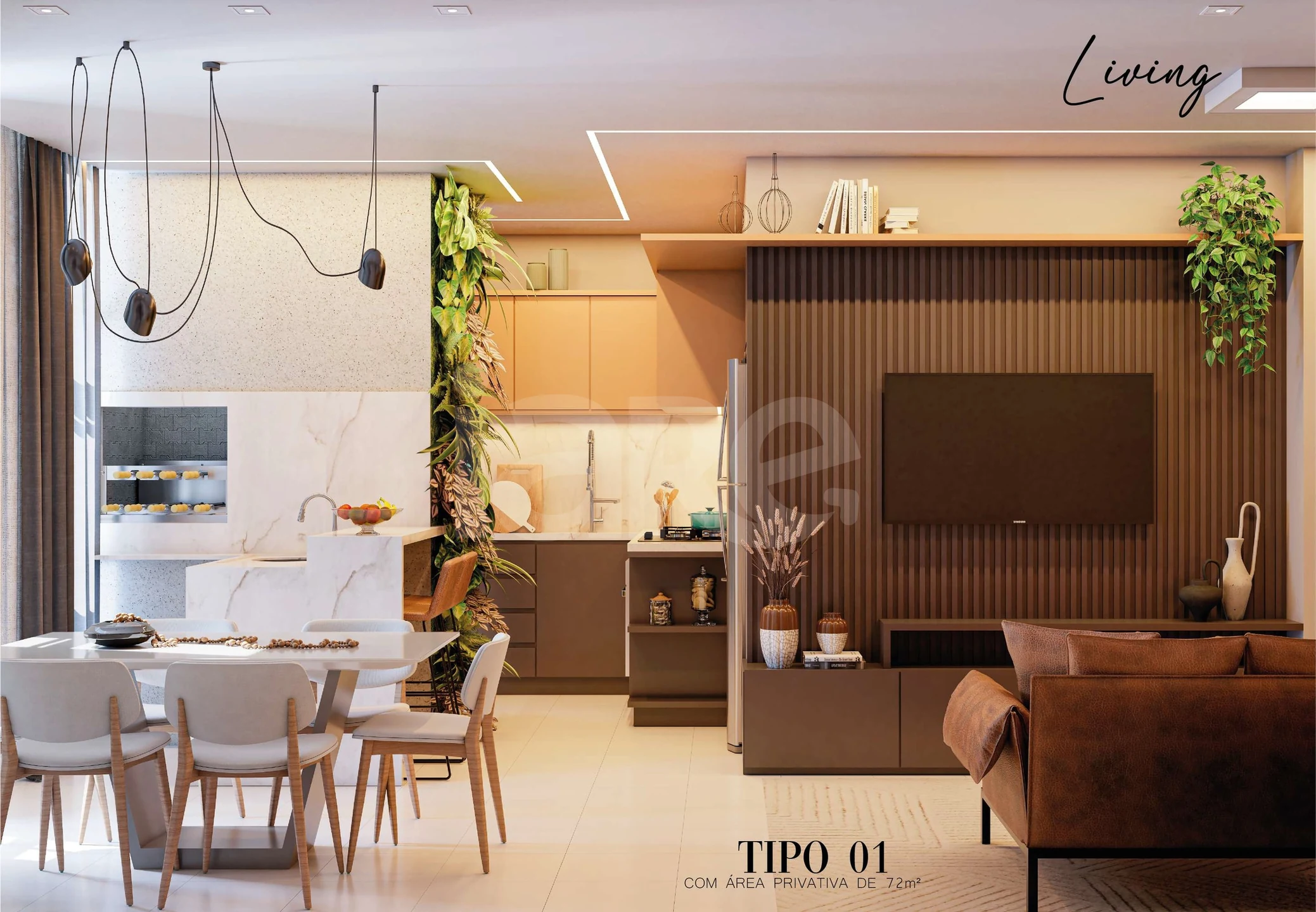 Grand Imperium - Apartamento com 72 m², em Perequê — foto 2