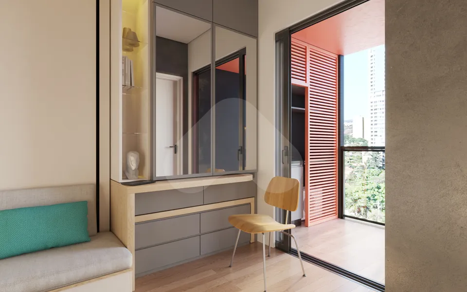 Théros Residencial - Studio com 19,4 m², em Alto da XV — foto 17