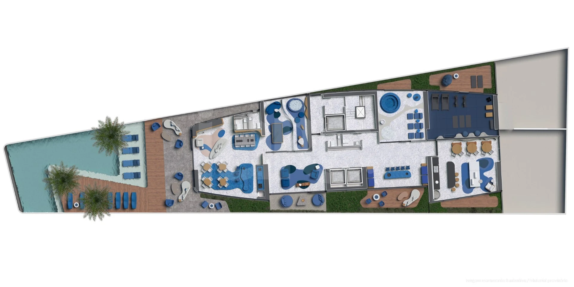 Planta — Pavimento lazer